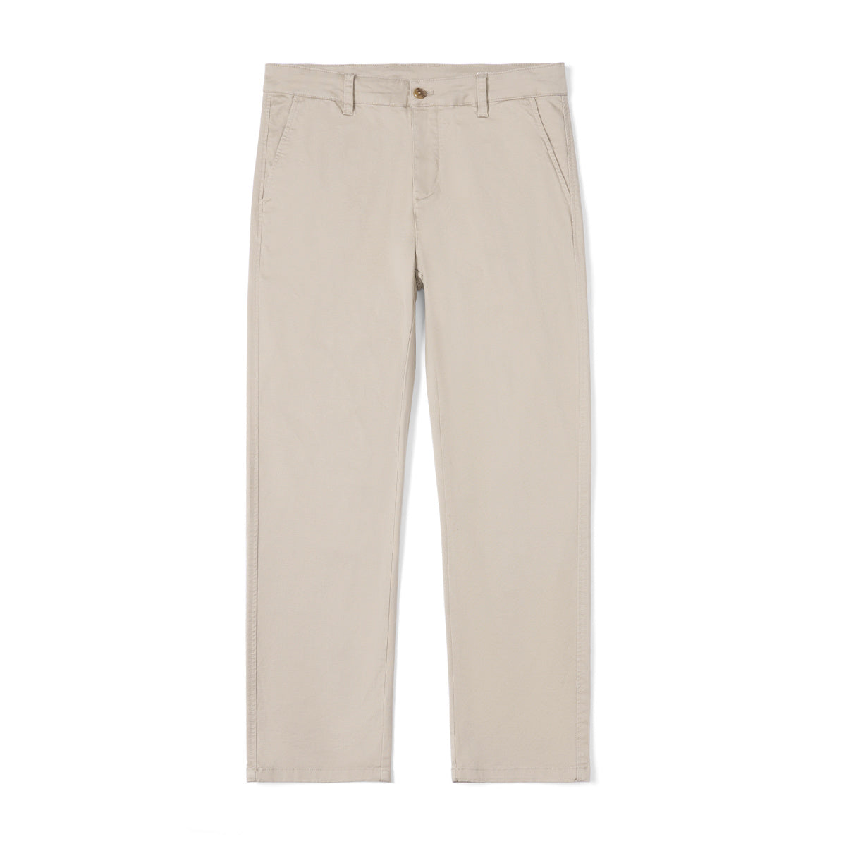 Casual Pants Men's Business Shirt Solid Color Stretch Cotton Cropped Pants