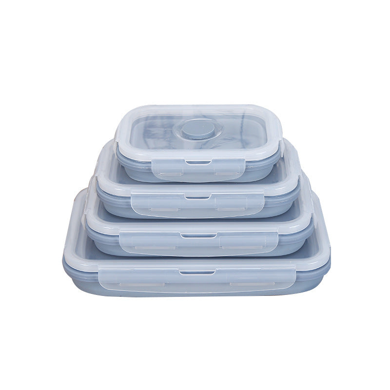 Silicone Lunch Box Set - BPA-Free Food Storage Containers