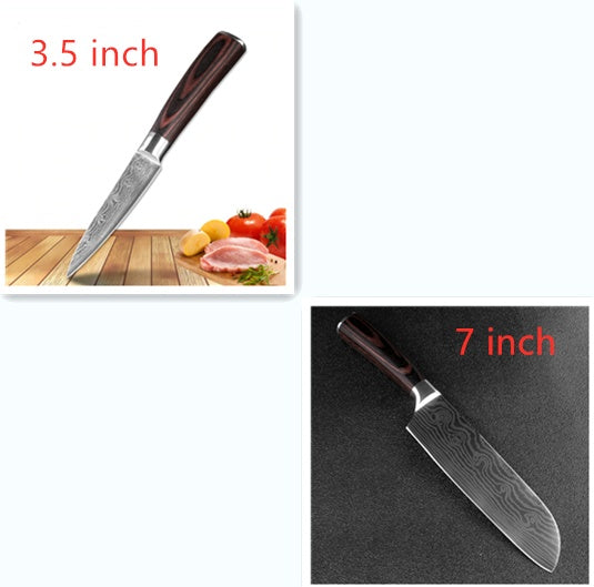 Professional Chef Knife Set - 6-8 Piece Kitchen Knife Collection
