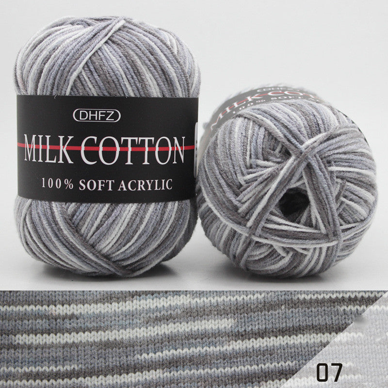 Multi-Color Jacquard Yarn - Medium Weight Craft Yarn