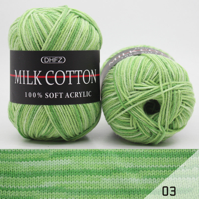 Multi-Color Jacquard Yarn - Medium Weight Craft Yarn