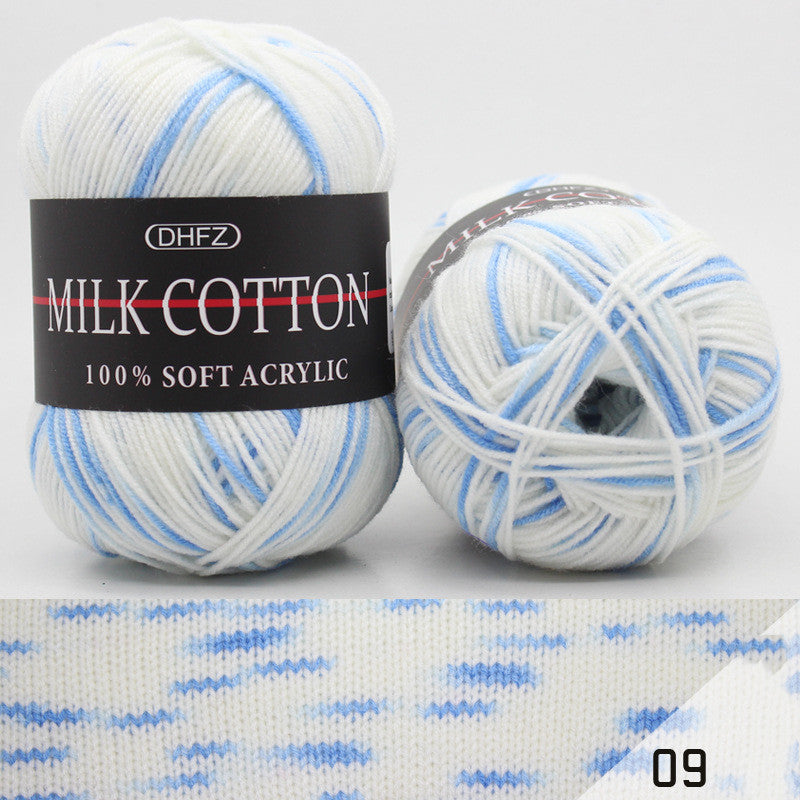 Multi-Color Jacquard Yarn - Medium Weight Craft Yarn