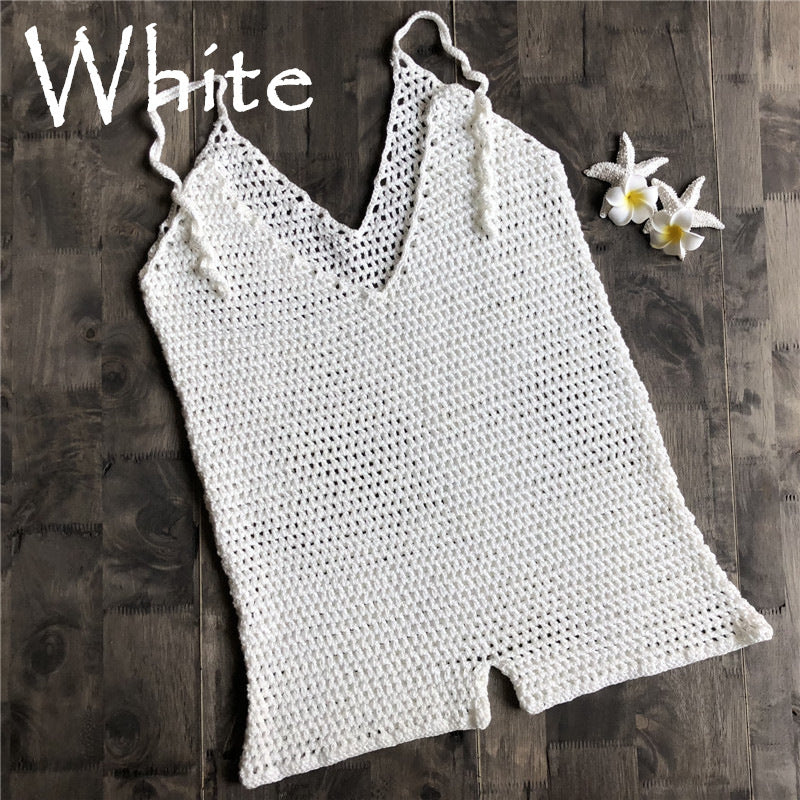 Women's Summer Beach Hand Crochet One Piece