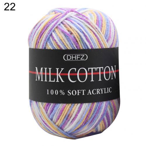 Multi-Color Jacquard Yarn - Medium Weight Craft Yarn