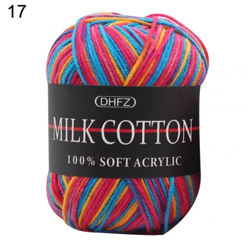 Multi-Color Jacquard Yarn - Medium Weight Craft Yarn