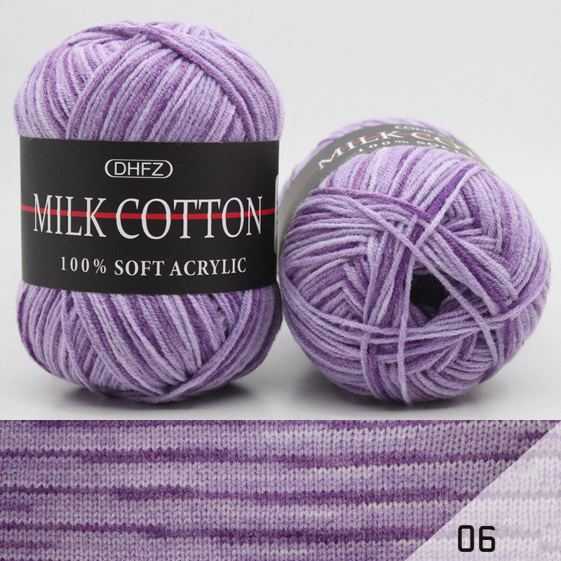 Multi-Color Jacquard Yarn - Medium Weight Craft Yarn