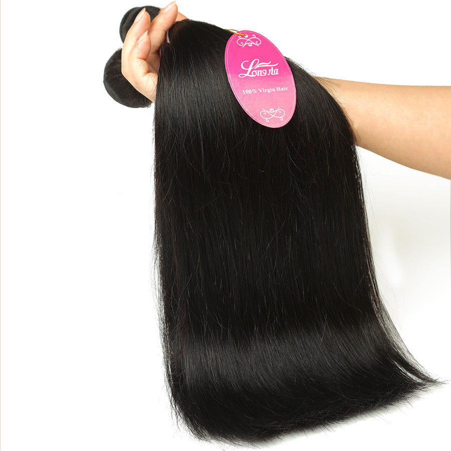 Real Human Hair Wigs Inverted And Natural Color