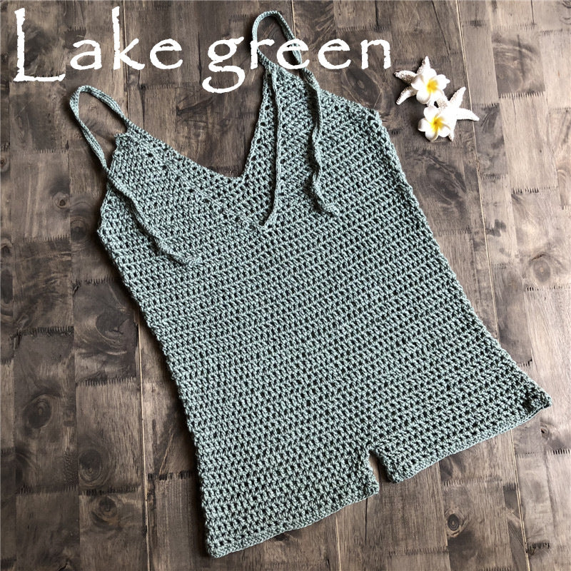 Women's Summer Beach Hand Crochet One Piece