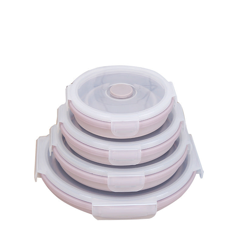 Silicone Lunch Box Set - BPA-Free Food Storage Containers