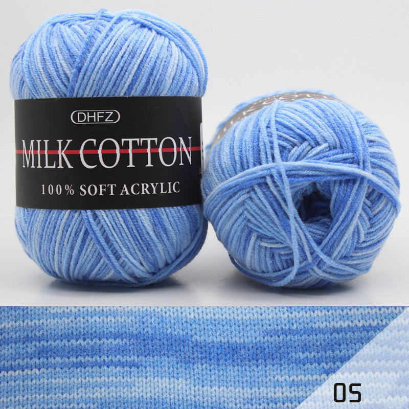Multi-Color Jacquard Yarn - Medium Weight Craft Yarn