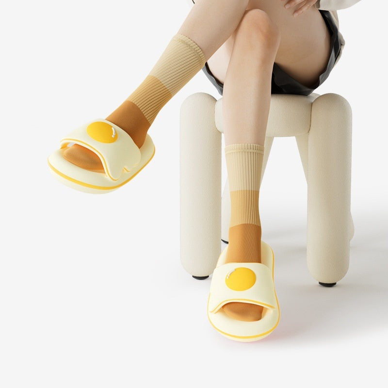 Home Couple's Thick Bottom Rhubarb Pie Outdoor Non-slip Slippers