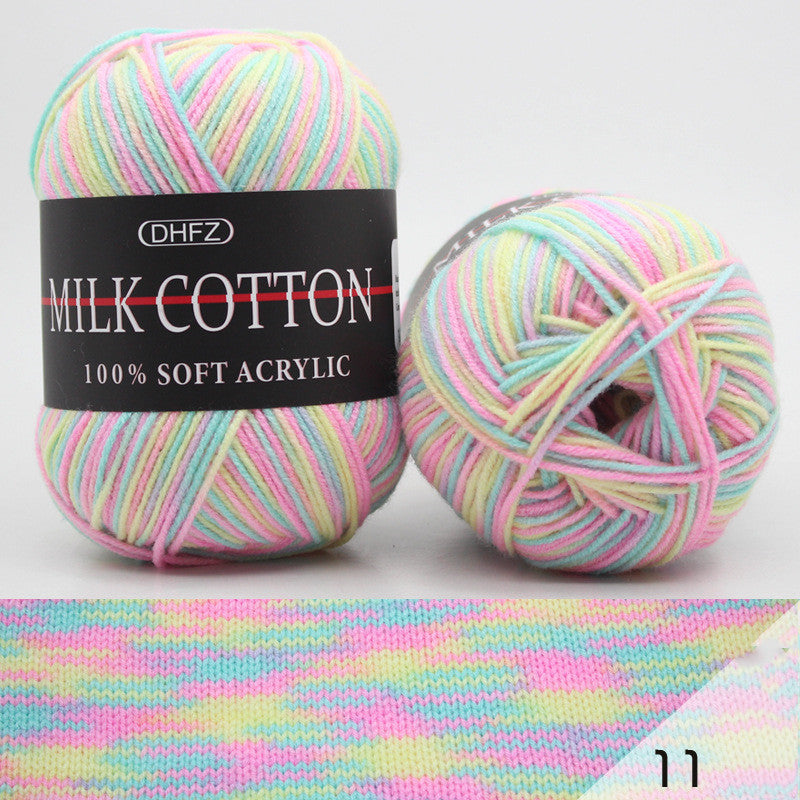Multi-Color Jacquard Yarn - Medium Weight Craft Yarn