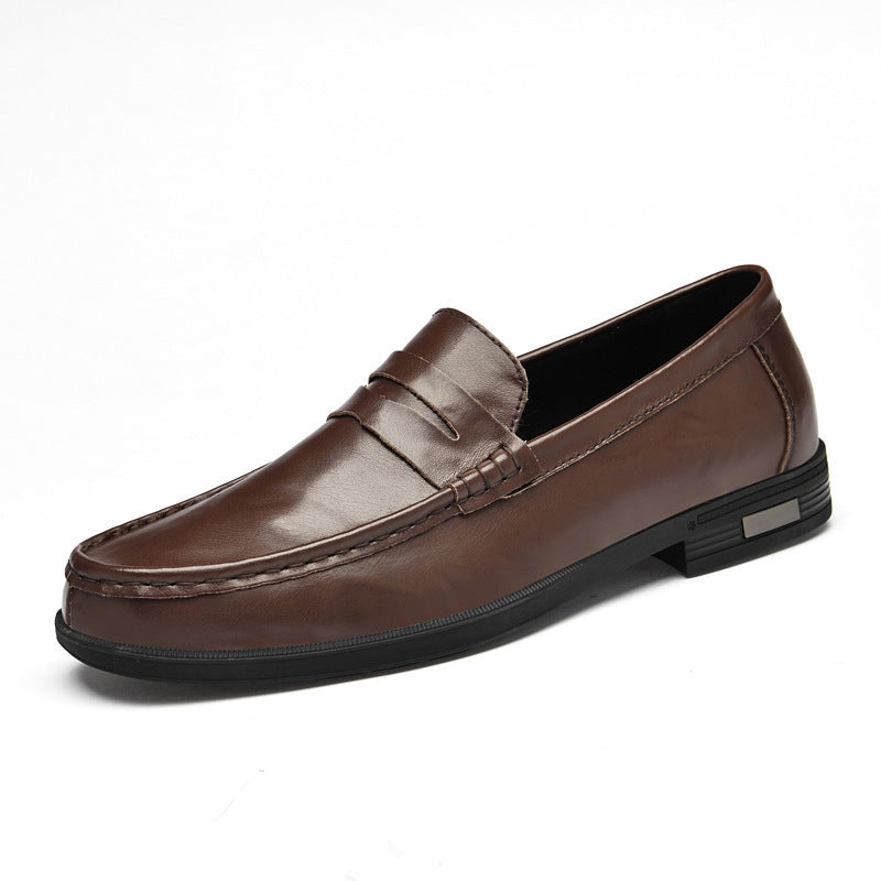 Men's British Style Breathable Leather Casual Shoes