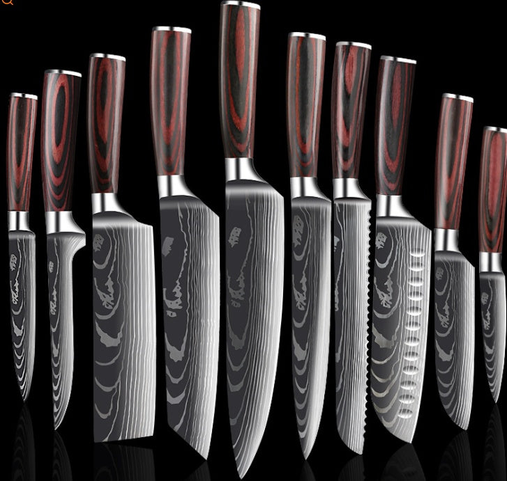 Professional Chef Knife Set - 6-8 Piece Kitchen Knife Collection