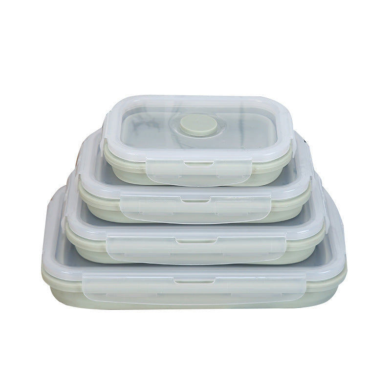 Silicone Lunch Box Set - BPA-Free Food Storage Containers