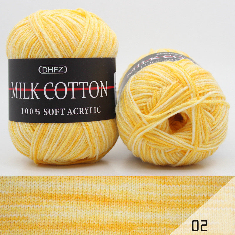 Multi-Color Jacquard Yarn - Medium Weight Craft Yarn