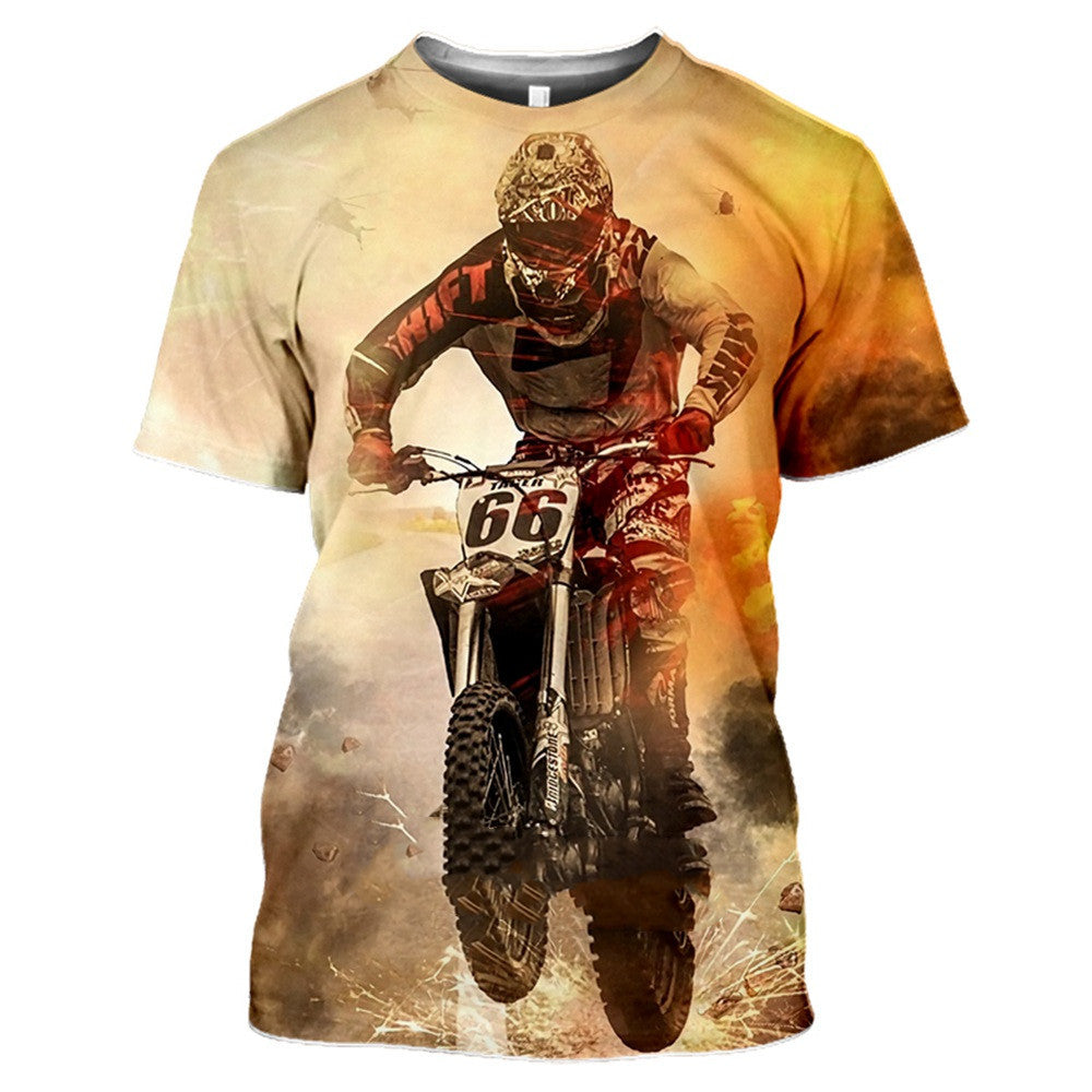 3D Digital Printing Men's Short Sleeve Casual