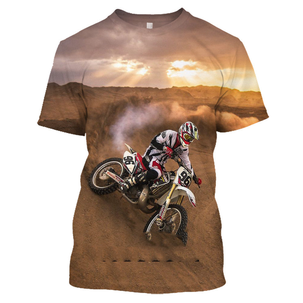 3D Digital Printing Men's Short Sleeve Casual