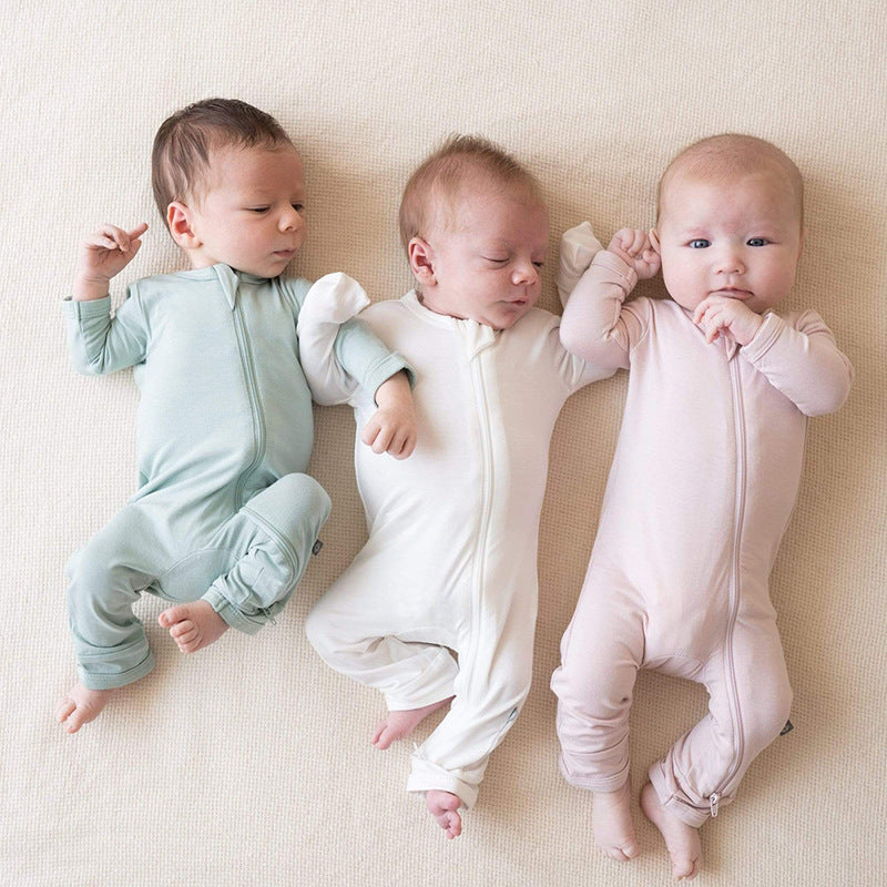 Bamboo Fiber Baby Clothes Newborn Bodysuit