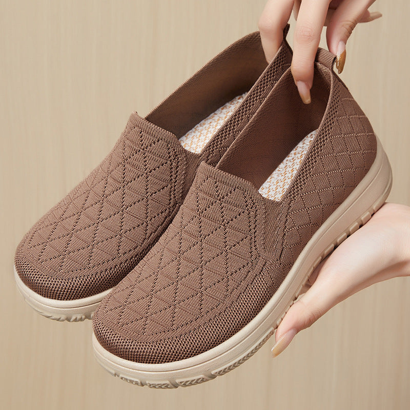 Women's Low-cut Flat Slip-on Soft Bottom Comfortable Shoes
