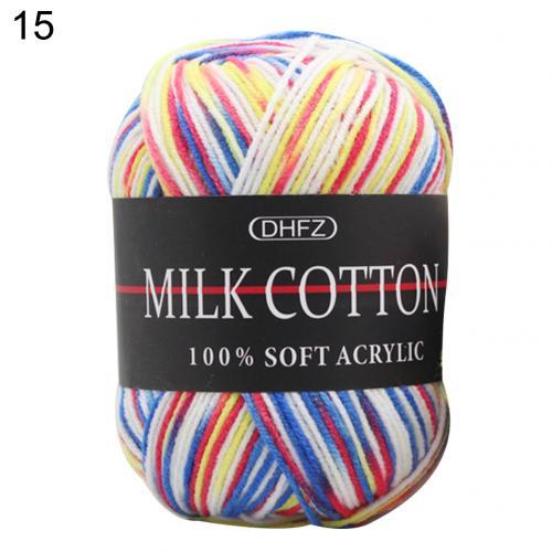 Multi-Color Jacquard Yarn - Medium Weight Craft Yarn