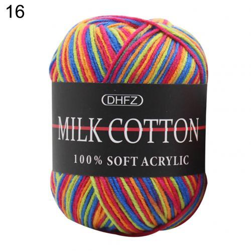 Multi-Color Jacquard Yarn - Medium Weight Craft Yarn