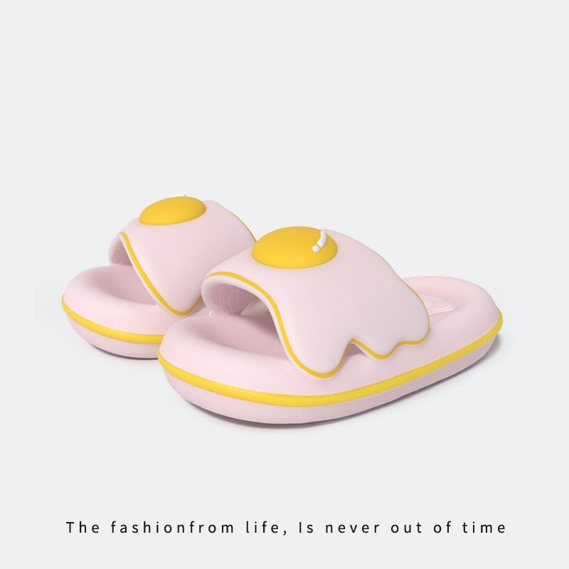 Home Couple's Thick Bottom Rhubarb Pie Outdoor Non-slip Slippers