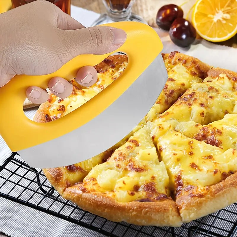 Stainless Steel Pizza Cutter with Protective Sheath