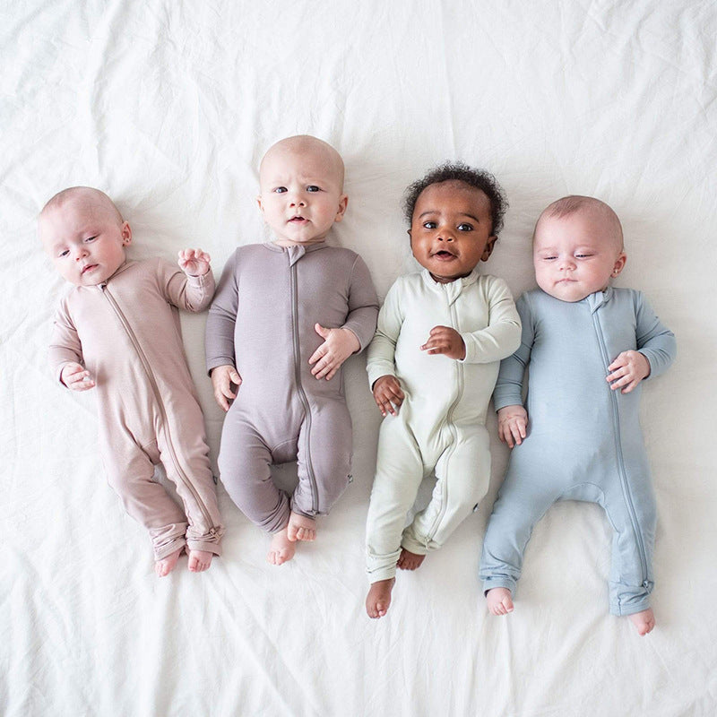 Bamboo Fiber Baby Clothes Newborn Bodysuit