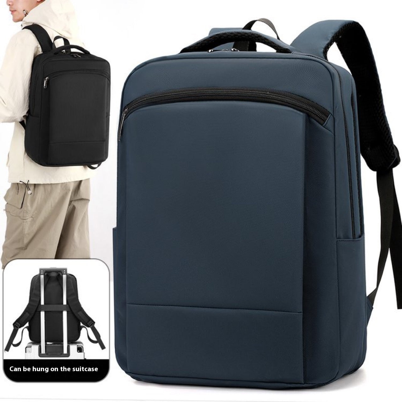 Casual Business Commute Computer Backpack Simple Large Capacity