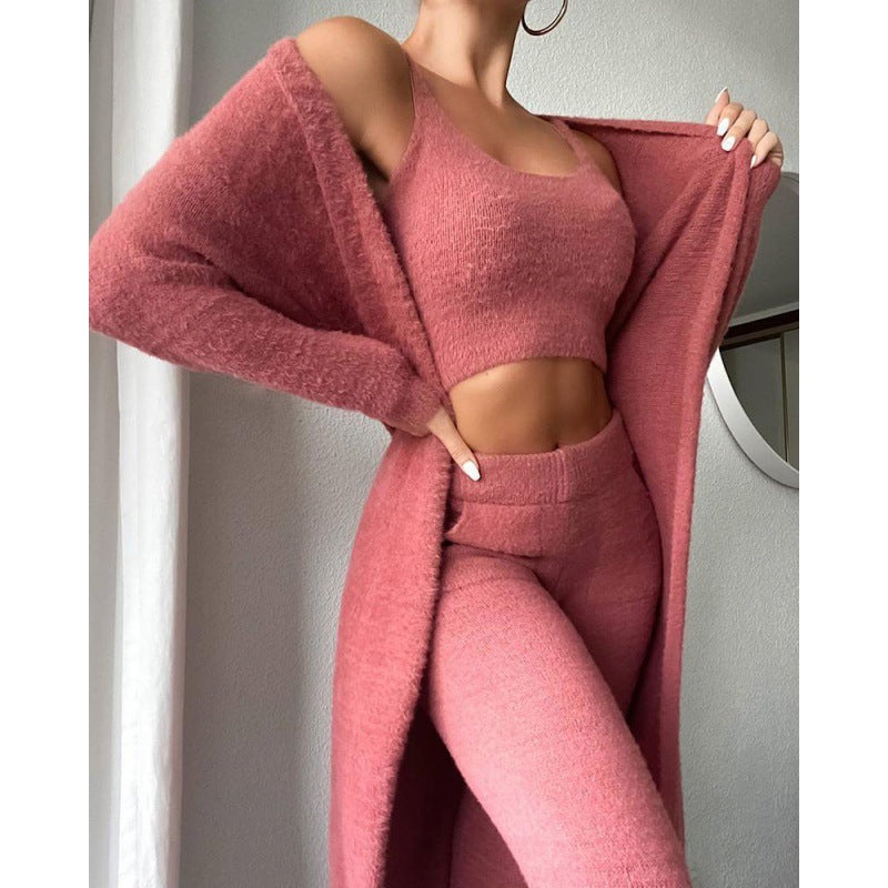 Women's 3-Piece Cozy Winter Pajama Lounge Set