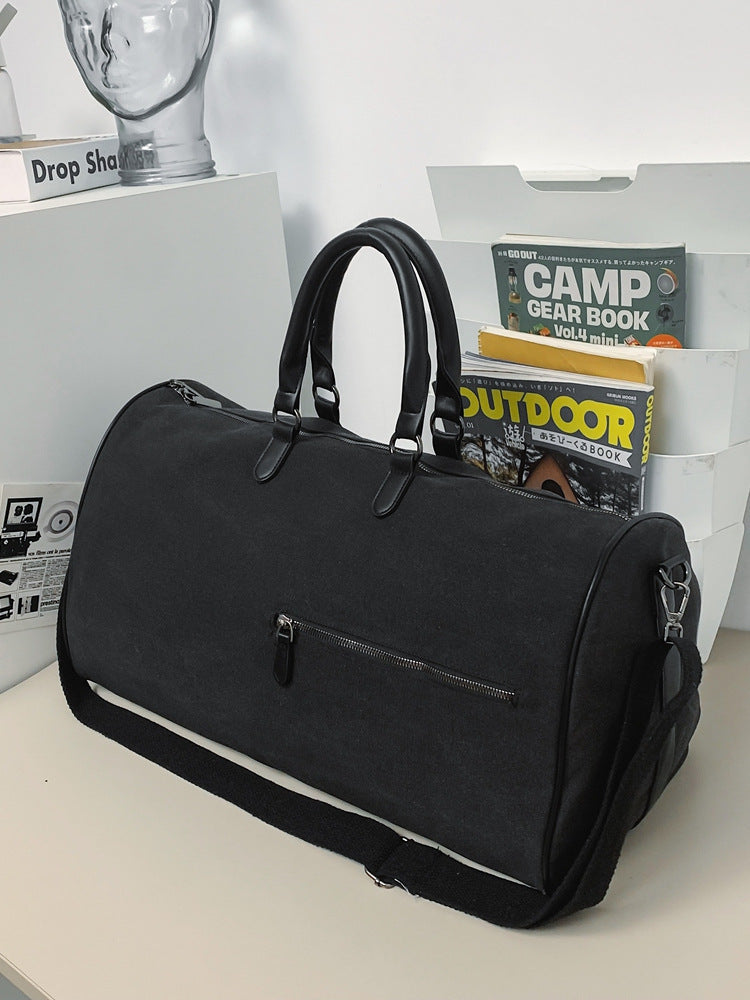 Men's Fitness Gym Bag - Large Capacity Sports Bag with Wet/Dry Separation