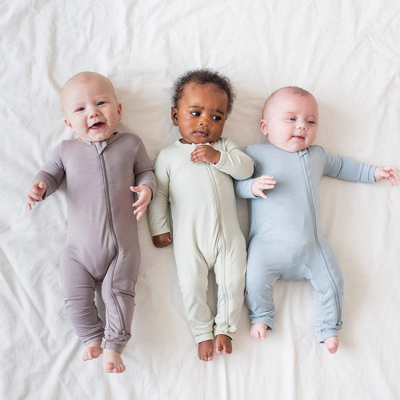 Bamboo Fiber Baby Clothes Newborn Bodysuit