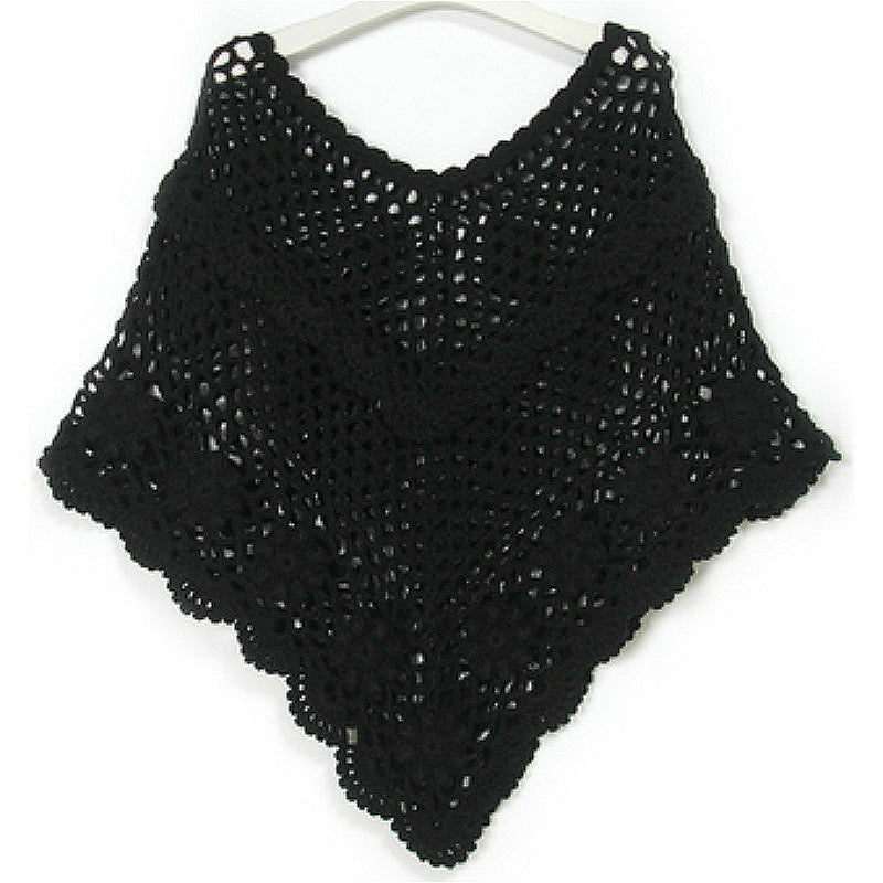 Women's Fashion Simple Crochet Bat Hollow Sweater