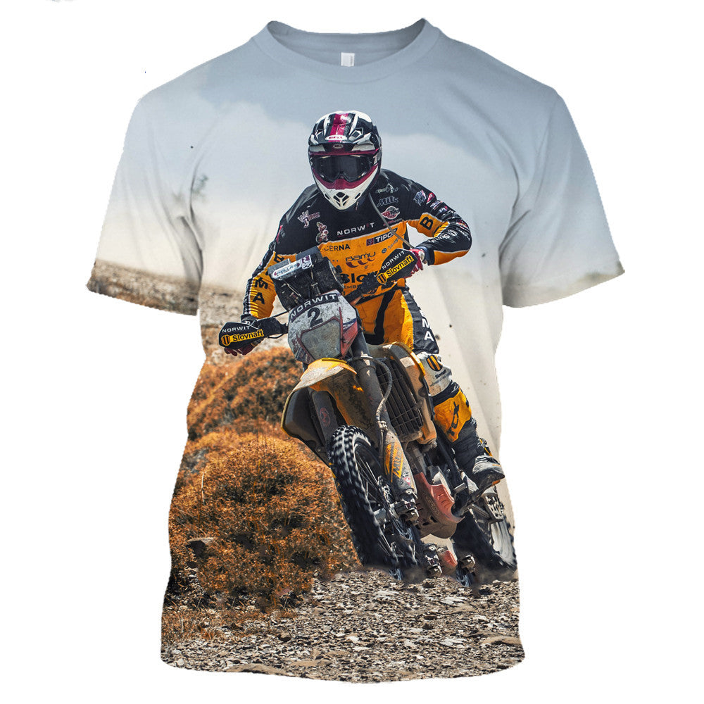 3D Digital Printing Men's Short Sleeve Casual