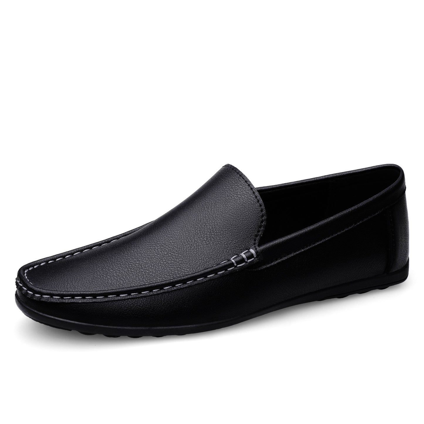Men's Casual Style Loafers Low-top Soft Bottom White