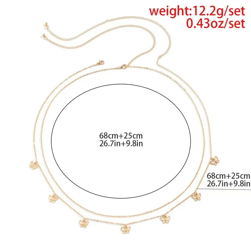 Women's Butterfly Waist Chain