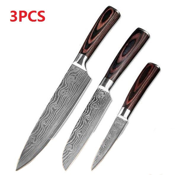 Professional Chef Knife Set - 6-8 Piece Kitchen Knife Collection