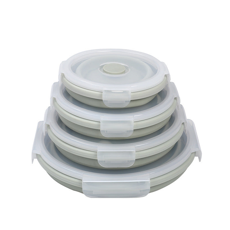 Silicone Lunch Box Set - BPA-Free Food Storage Containers