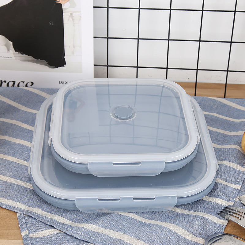 Silicone Lunch Box Set - BPA-Free Food Storage Containers