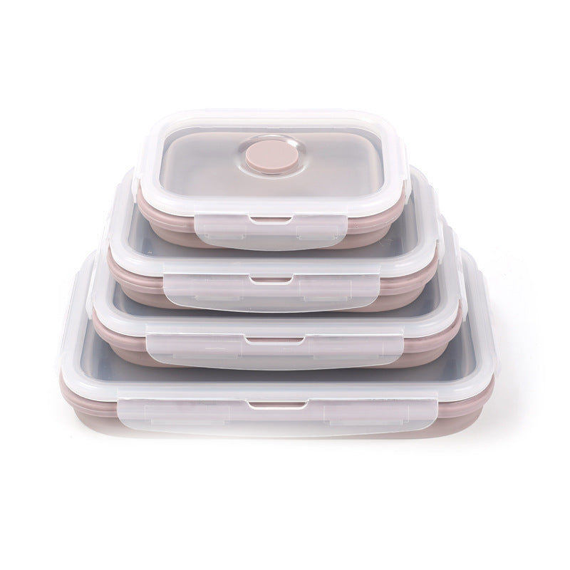 Silicone Lunch Box Set - BPA-Free Food Storage Containers