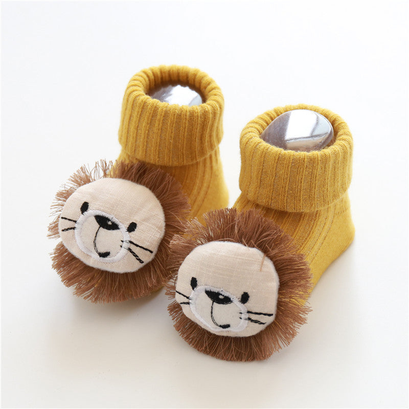 Baby Socks - Soft Cotton Infant Socks with Animal Designs