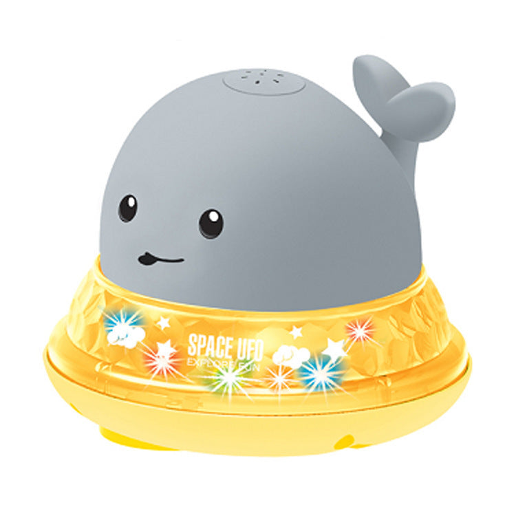 Baby Whale Bath Toy - Floating Water Spraying Toy with LED Lights
