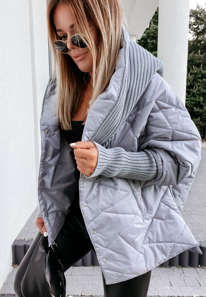 Women's Large Lapel Cotton-padded Coat Fashionable Jacket