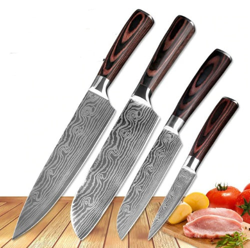 Professional Chef Knife Set - 6-8 Piece Kitchen Knife Collection