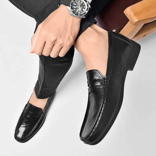 Men's British Style Breathable Leather Casual Shoes