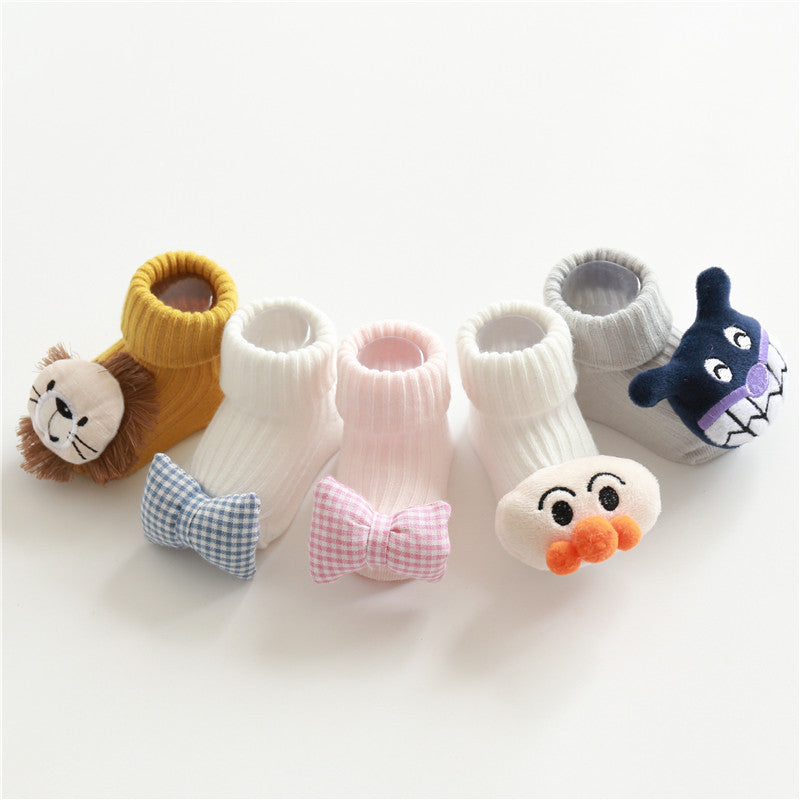 Baby Socks - Soft Cotton Infant Socks with Animal Designs