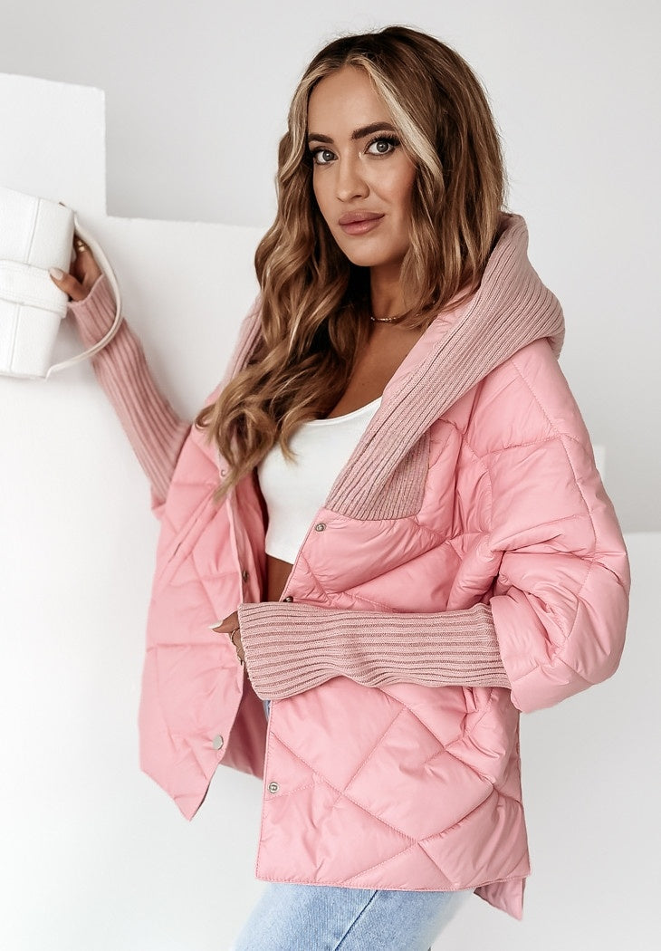 Women's Large Lapel Cotton-padded Coat Fashionable Jacket