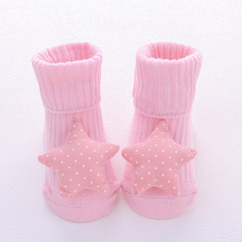 Baby Socks - Soft Cotton Infant Socks with Animal Designs