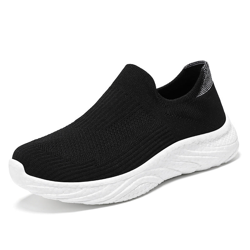 New Flying Woven Women's Shoes Men's And Women's Casual Shoes